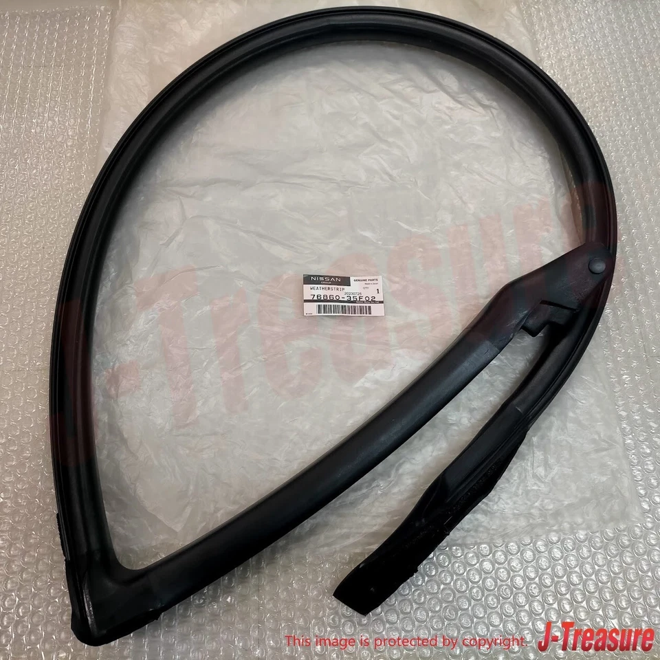 NISSAN 240SX S13 1989-1994 Genuine Body Side Weather Strip RH 76860-35F02 OEM - Image 2 of 4