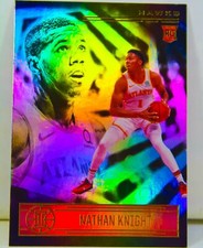 Nathan Knight RC 2020-21 Illusions Basketball Holo Refractor Rookie Card #200
