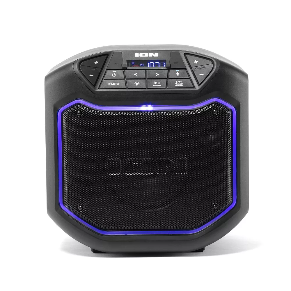 ION Audio iPA127 Game Day Party | Wireless Rechargeable Speaker System with  Lights