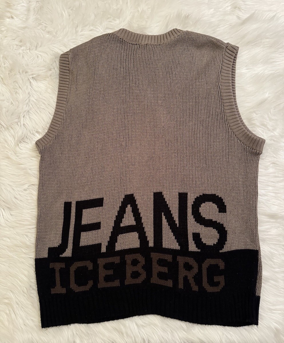 Iceberg History Jeans Bart Simpson Skateboard Sweater Vest Iceberg History Jeans Bart Simpson Skateboard Sweater Vest