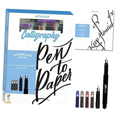  Art Maker Masterclass Collection: Art Kit - Beginner to Advanced - Calligraphy