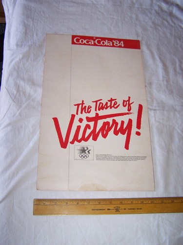 1984 COCA COLA Calendar OLYMPICS