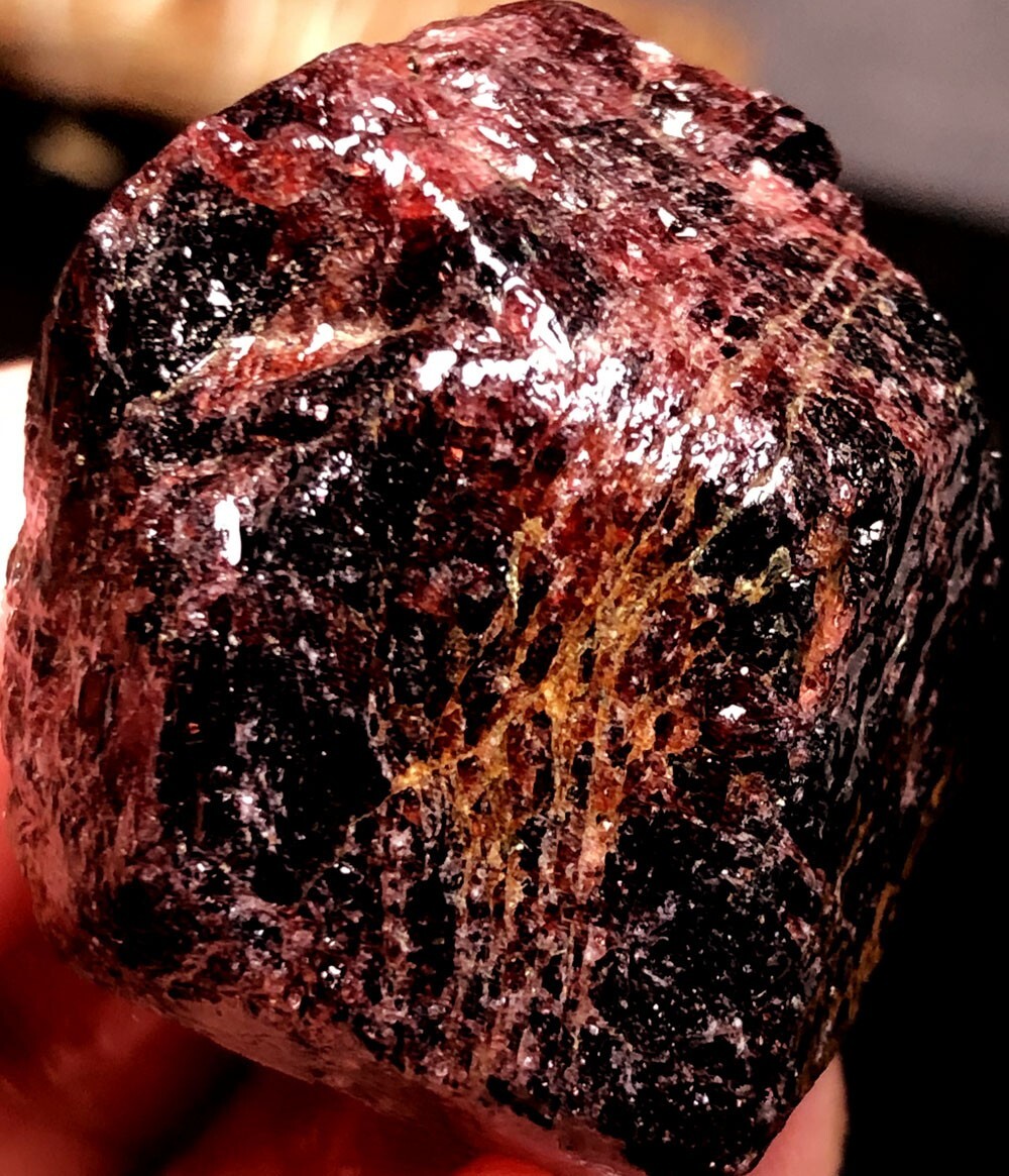 51g Natural RED Garnet Crystal gemstone rough stone mineral