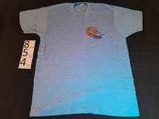 Vintage Rexnord "Victory Only When We All Do Our Part" Blue Graphic T-Shirt