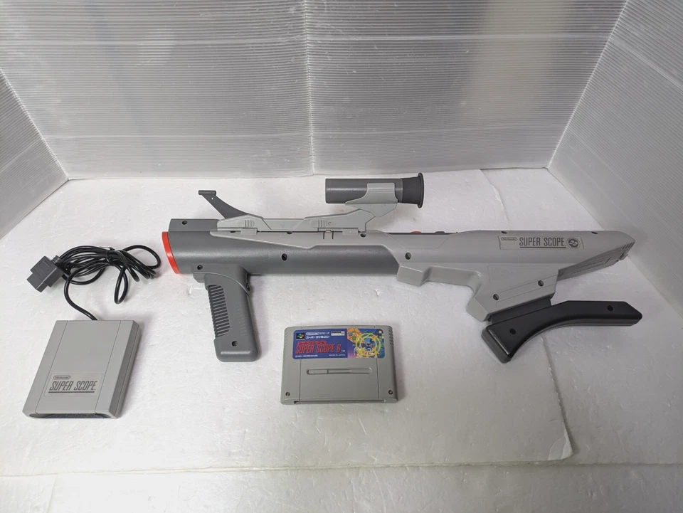 Nintendo Super Famicom Super Scope 6 SFC SNES SHVC-SSA Japan Box - Image 2 of 4