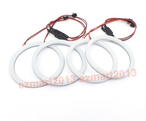 for BMW E32 E34 E30 318i 320i headlight LED halo ring DRL angel eye halo white - Picture 11 of 22