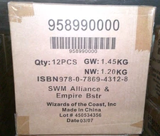 Star Wars miniatures ALLIANCE & EMPIRE BOOSTER * FACTORY SEALED CASE - 12/CASE*