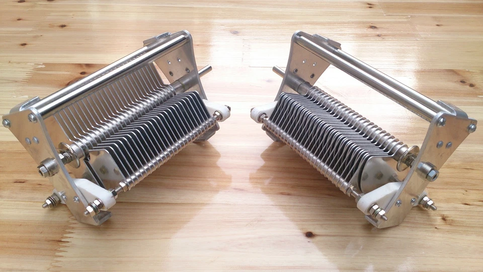 Condensador variable dieléctrico de aire de una sola unidad 20-1000PF 1000V con perilla NUEVO Foto 2 de 2