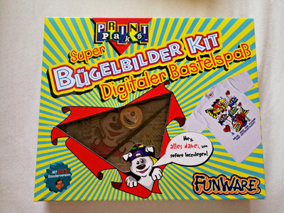 Funware Druckerei mit Kais Power GOO spec, T-shirt PC-Spiel, Bügelfolie etc