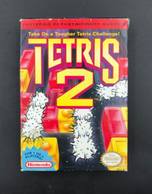 Tetris 2 (Nintendo Entertainment System, NES) CIB w/ Protector