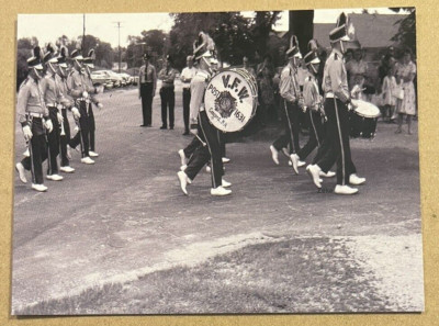 PC UNUSED - 1965 V.F.W BAND, POST 1631, CONCORD, N.H. -  PRINTED FROM NEGATIVE