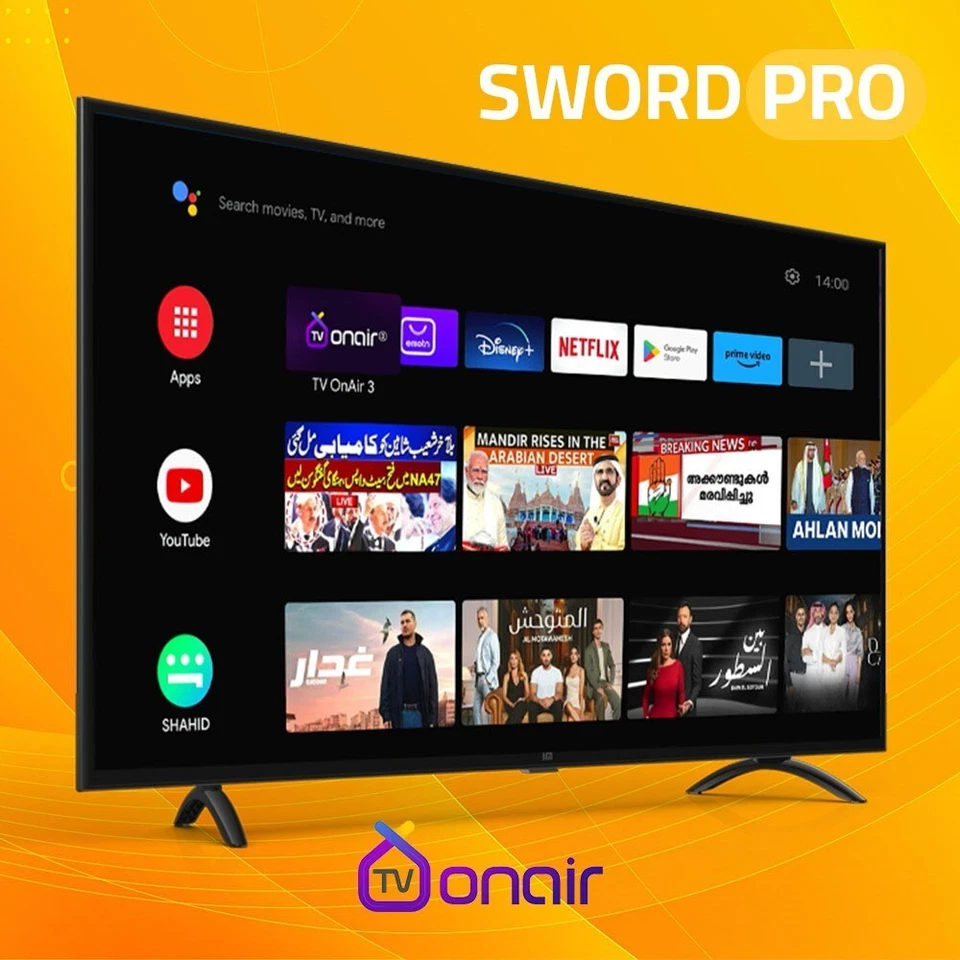 ACECON Sword Pro 4K UHD IPTV TV BOX Android 11 H.265 2GB RAM 16GB Flash5GHz Wlan - Bild 4 von 4