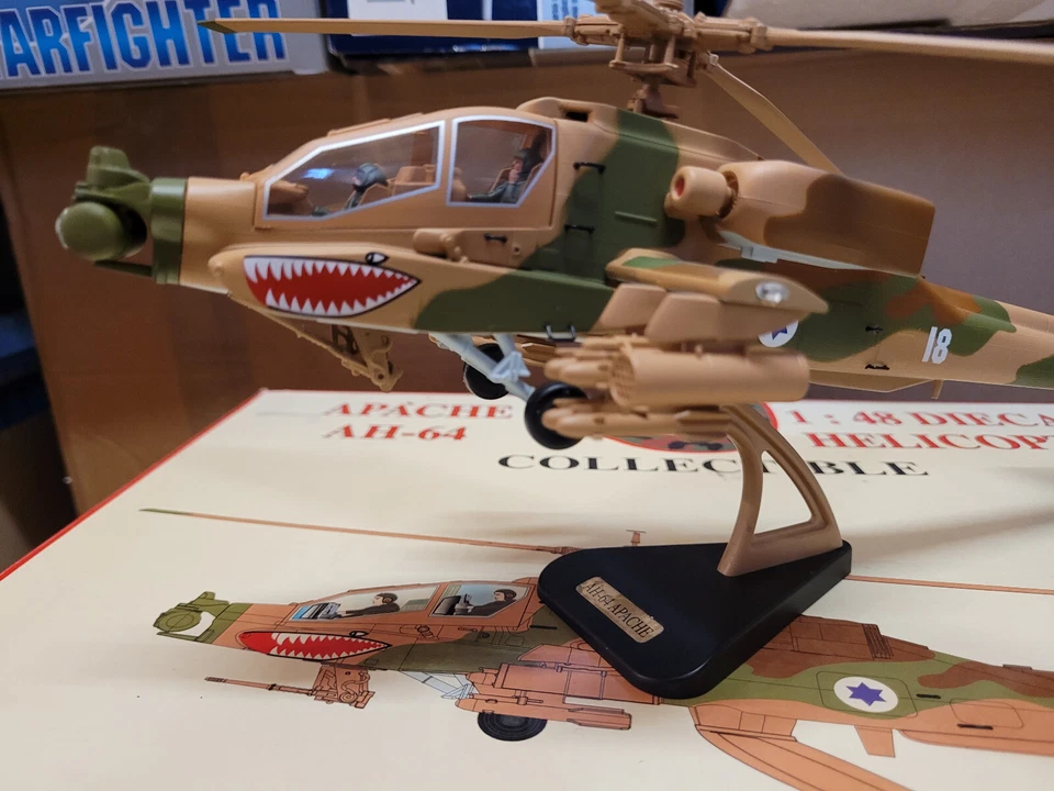 Model Power AH-64 Apache Hubschrauber IDF/AF Israel Desert Camouflage 1:48 - Bild 4 von 4