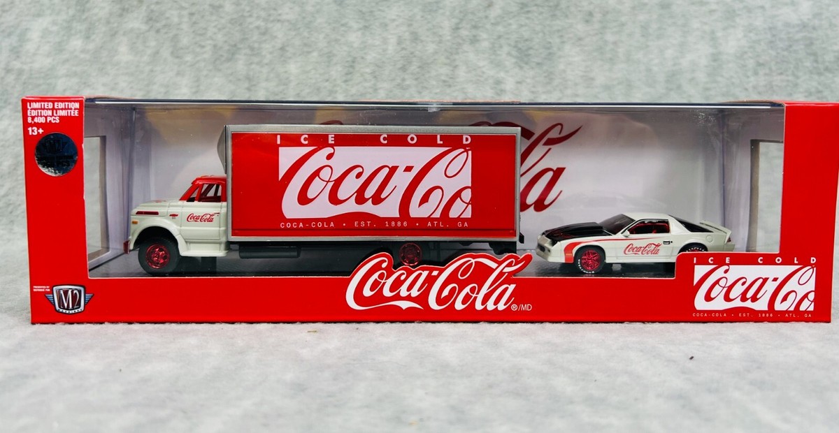 M2 Machines COCA COLA 1968 Chevy C60 Truck 1985 Camaro IROC-Z