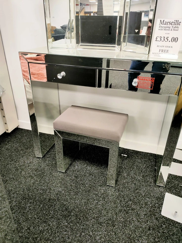 Simply Mirror 3pcs Dressing Table Set - Image 3 of 3