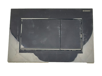 Geberit, Sigma30 115.883.16.1 Betätigungsplatte 2 Mengen, schwarz, 11588316