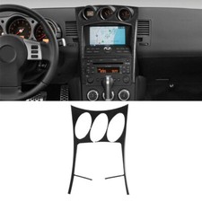 Cubierta interior de fibra de carbono para consola de radio/clima para Nissan 350Z 2006-2009