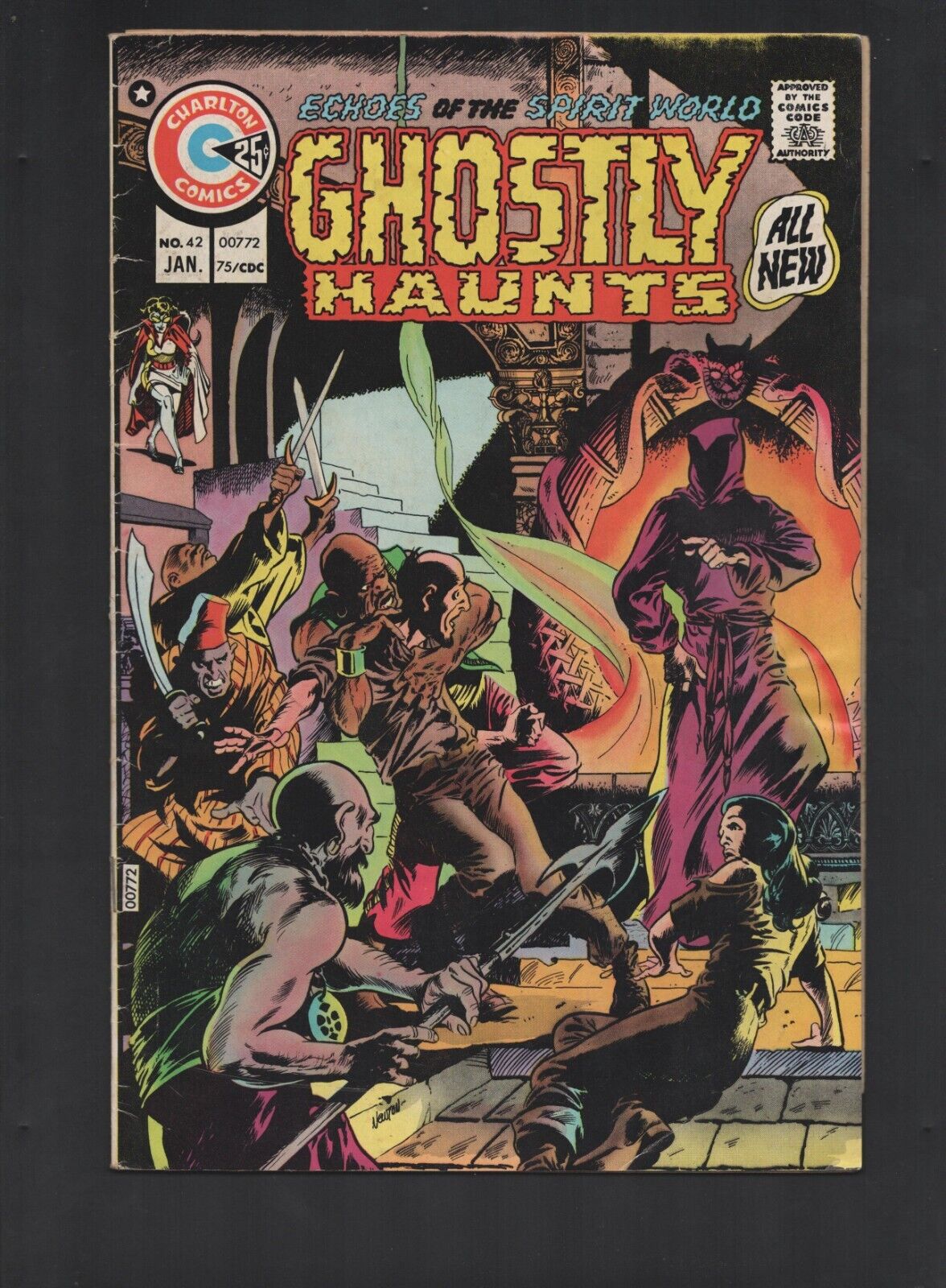 Charlton Comics Ghostly Haunts January 1975 VOL#7 NO#42 Comic Book Comicbooks