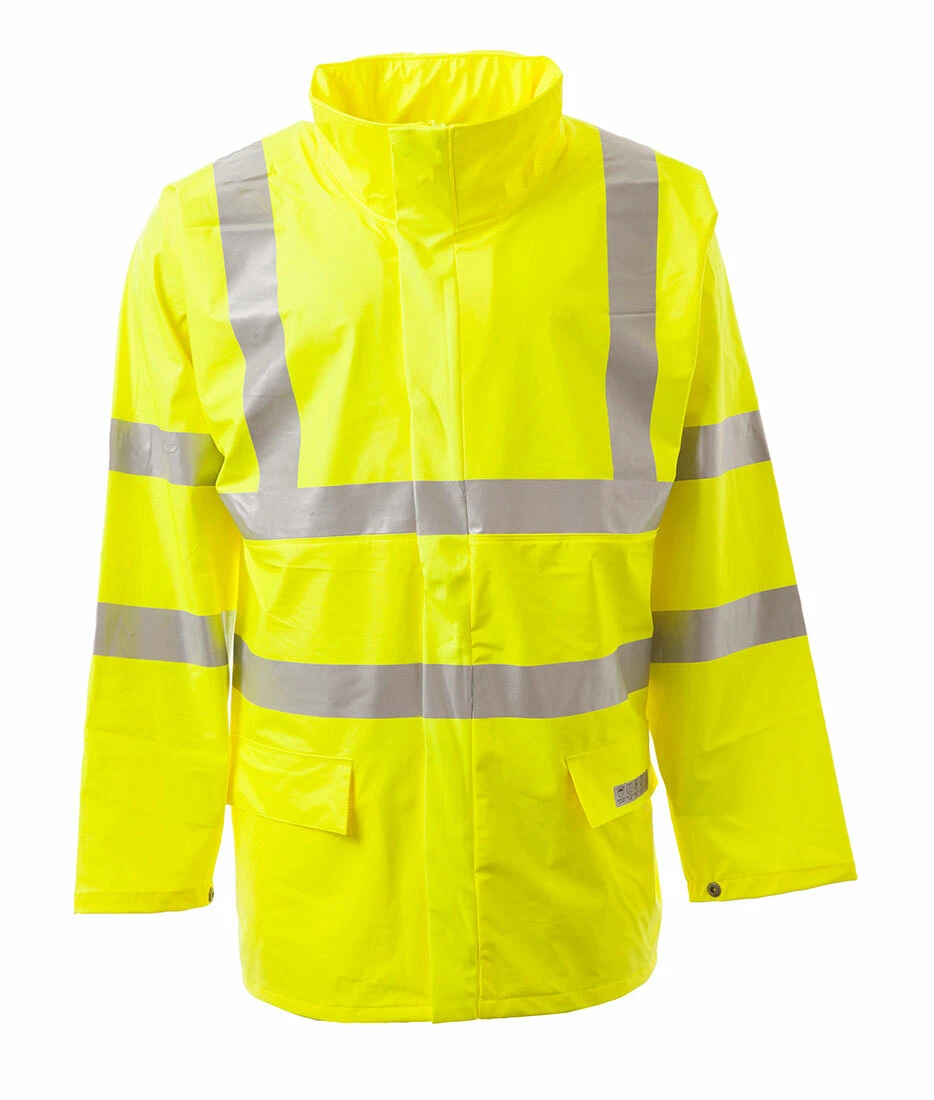 Portwest FR41 Sealtex FR Hi-Vis Reflective Waterproof Outdoor Safety Jacket ANSI image 4