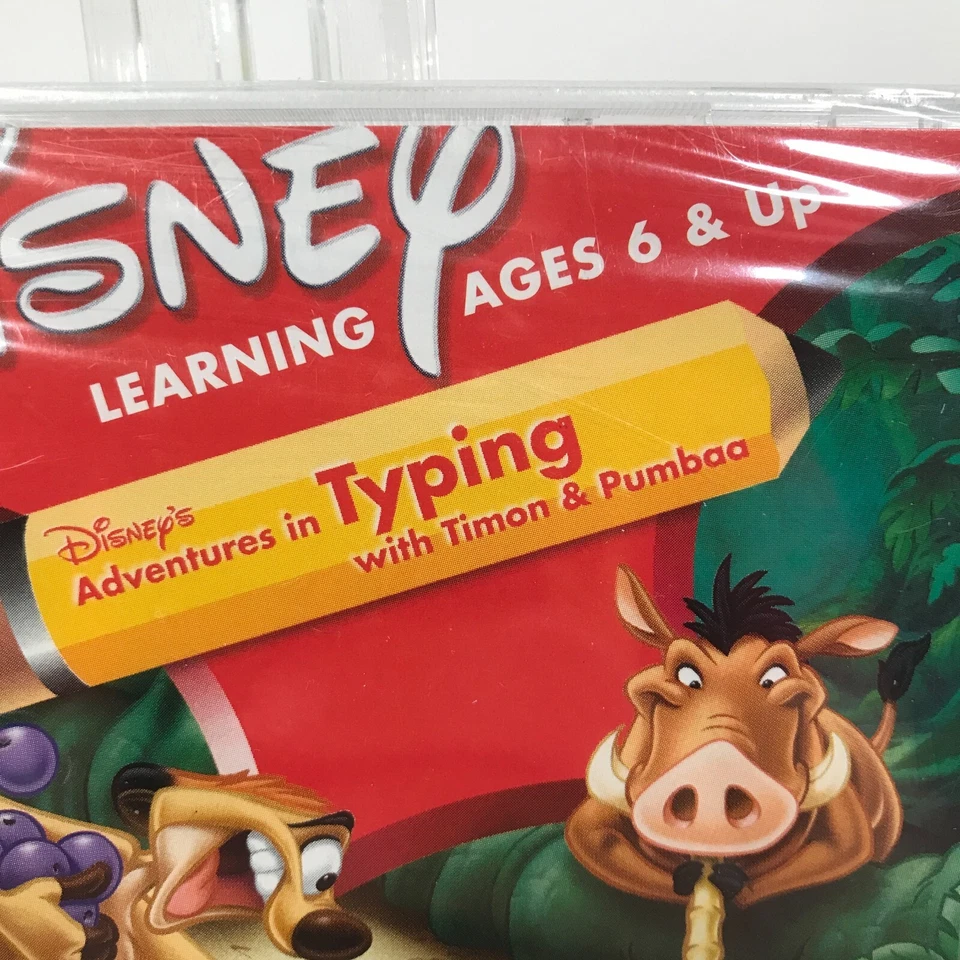 Disney's Learning Adventures in Typing With Timon & Pumbaa Ages 6+ Mac/WIN 1999 - Image 3 of 4