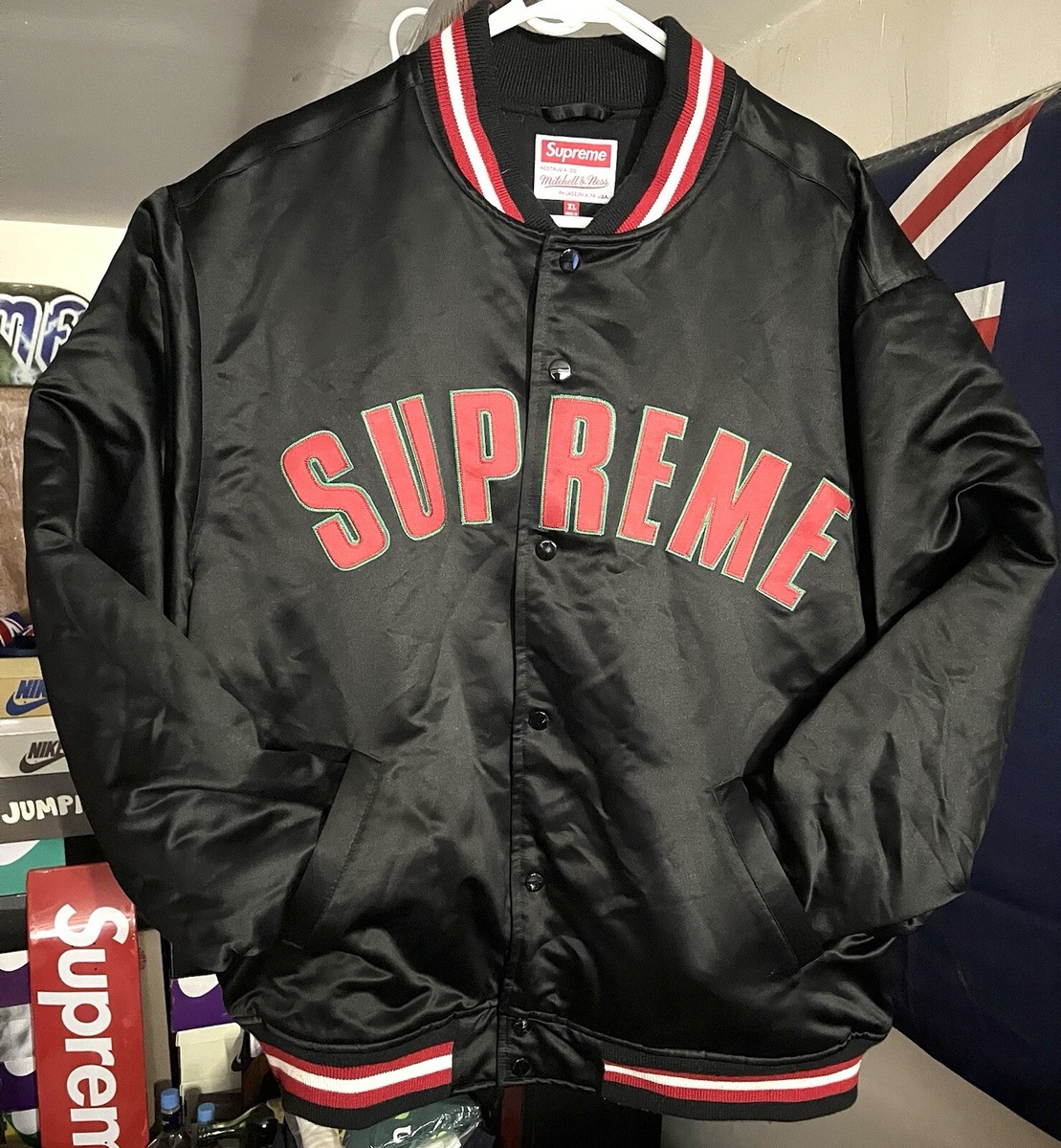Supreme Mitchell and Ness 2021 Satin Jacket XL | eBay Supreme Mitchell and Ness 2021 Satin Jacket XL | eBay
