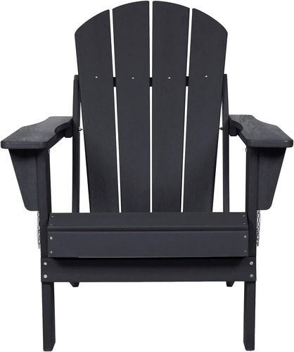 Folding Adirondack Chair, Weather Resistant, Easy to Assemble, Heavy Duty Outdoo