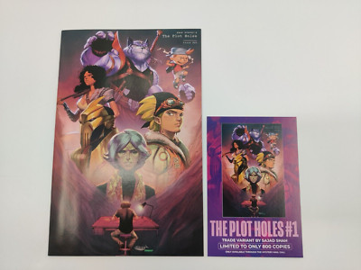 THE PLOT HOLES #1 Sajah Shah Exclusive Variant Limited 800 with COA
