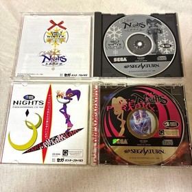 Sega Saturn NiGHTS into Dreams + Christmas NiGHTS Bundle JP Used