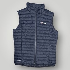 Mens Black Berghaus Hydroloft Vaskye Puffer Gilet Jacket - Size Large (L) T210
