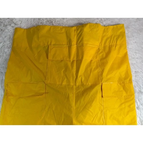VTG Chris-Craft Yellow Rain Suit Jacket Bib Overalls PVC Maritime Gorpcore XL image 5