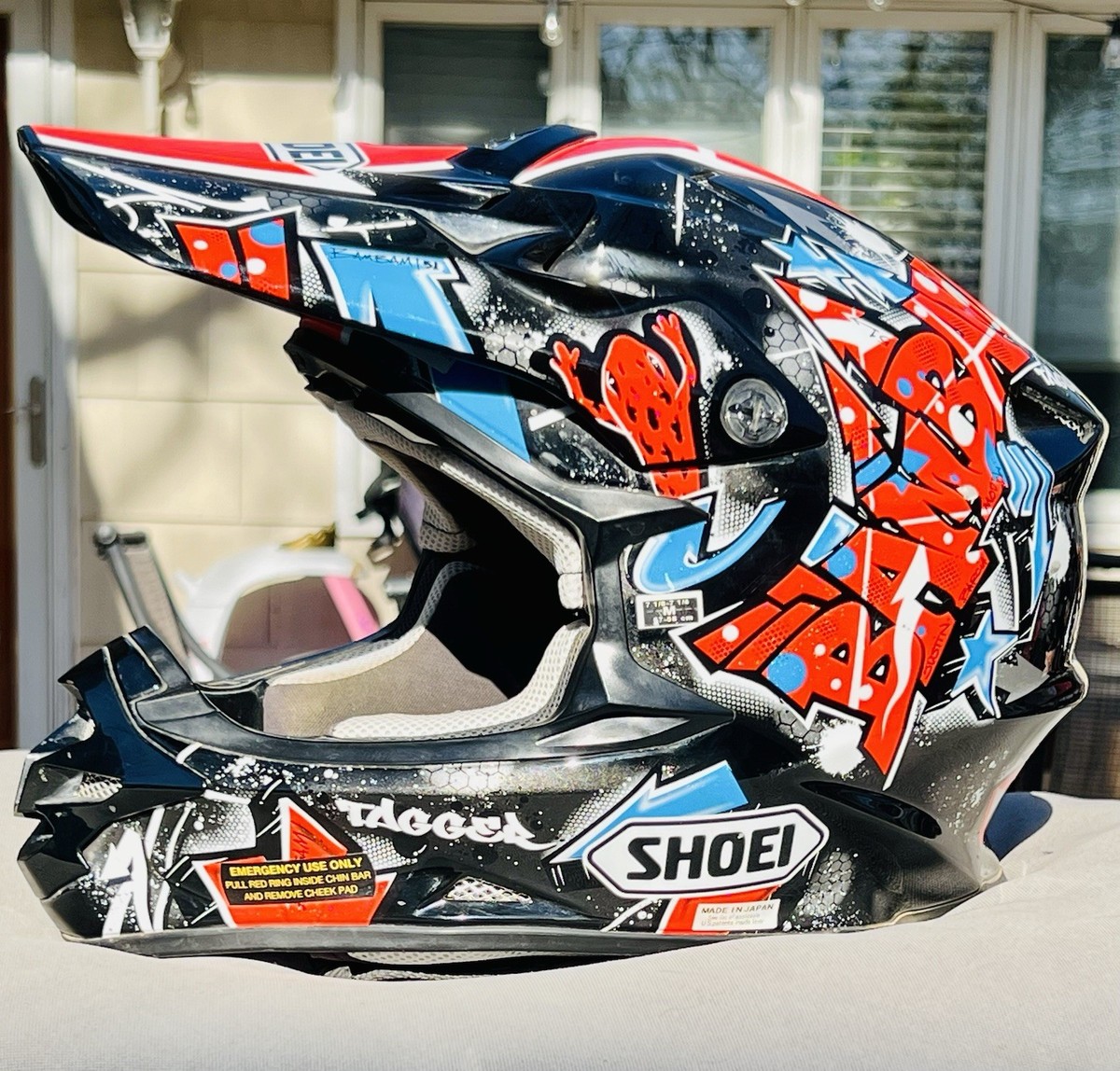 Shoei VFX-W Barcia Full Face Helmet/Graffiti/Discontinued Design
