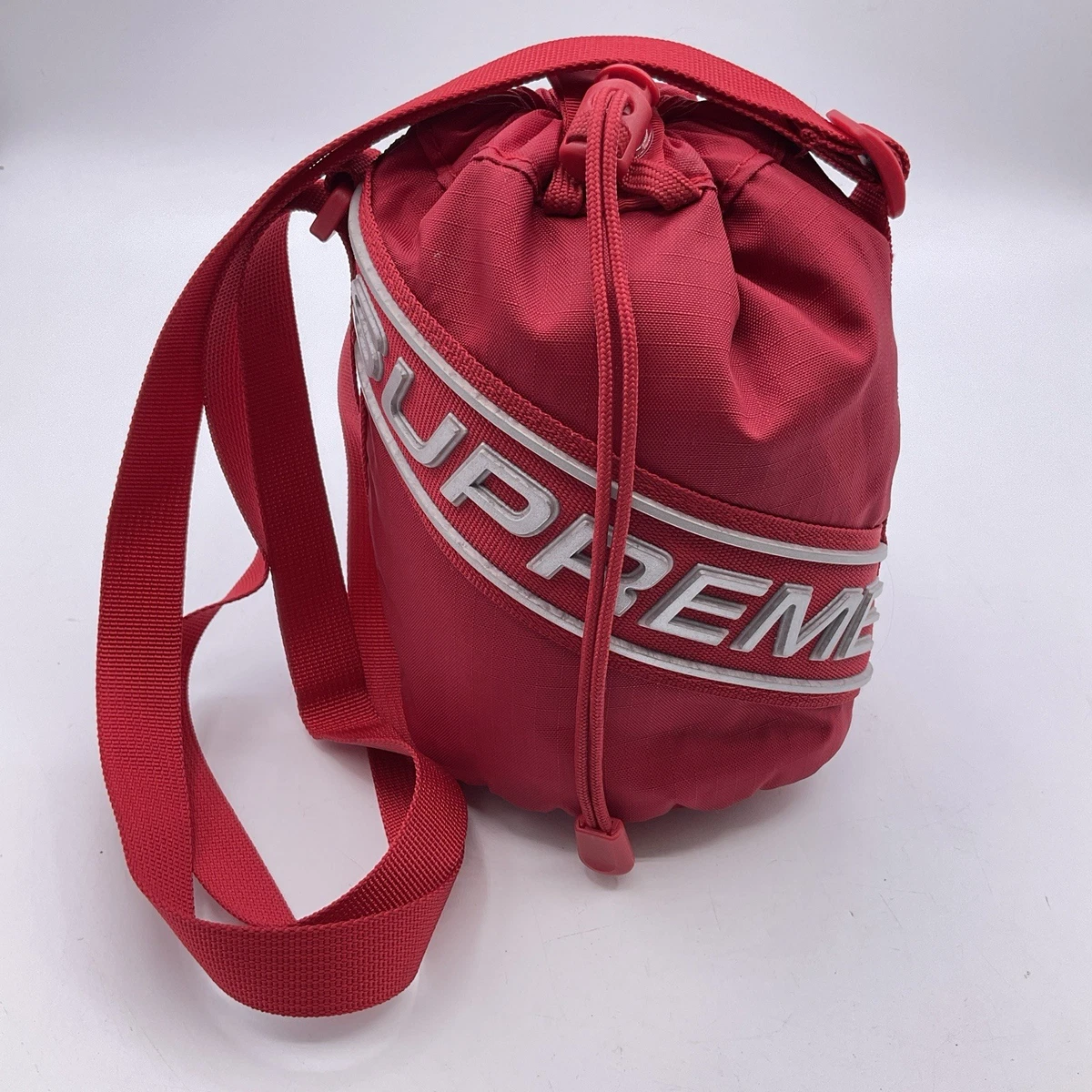 Supreme FW23 3D Logo Small Cinch Pouch Red | eBay Supreme FW23 3D Logo Small Cinch Pouch Red | eBay