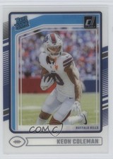 2024 Panini Clearly Donruss Rated Rookie Keon Coleman #67 1j4c
