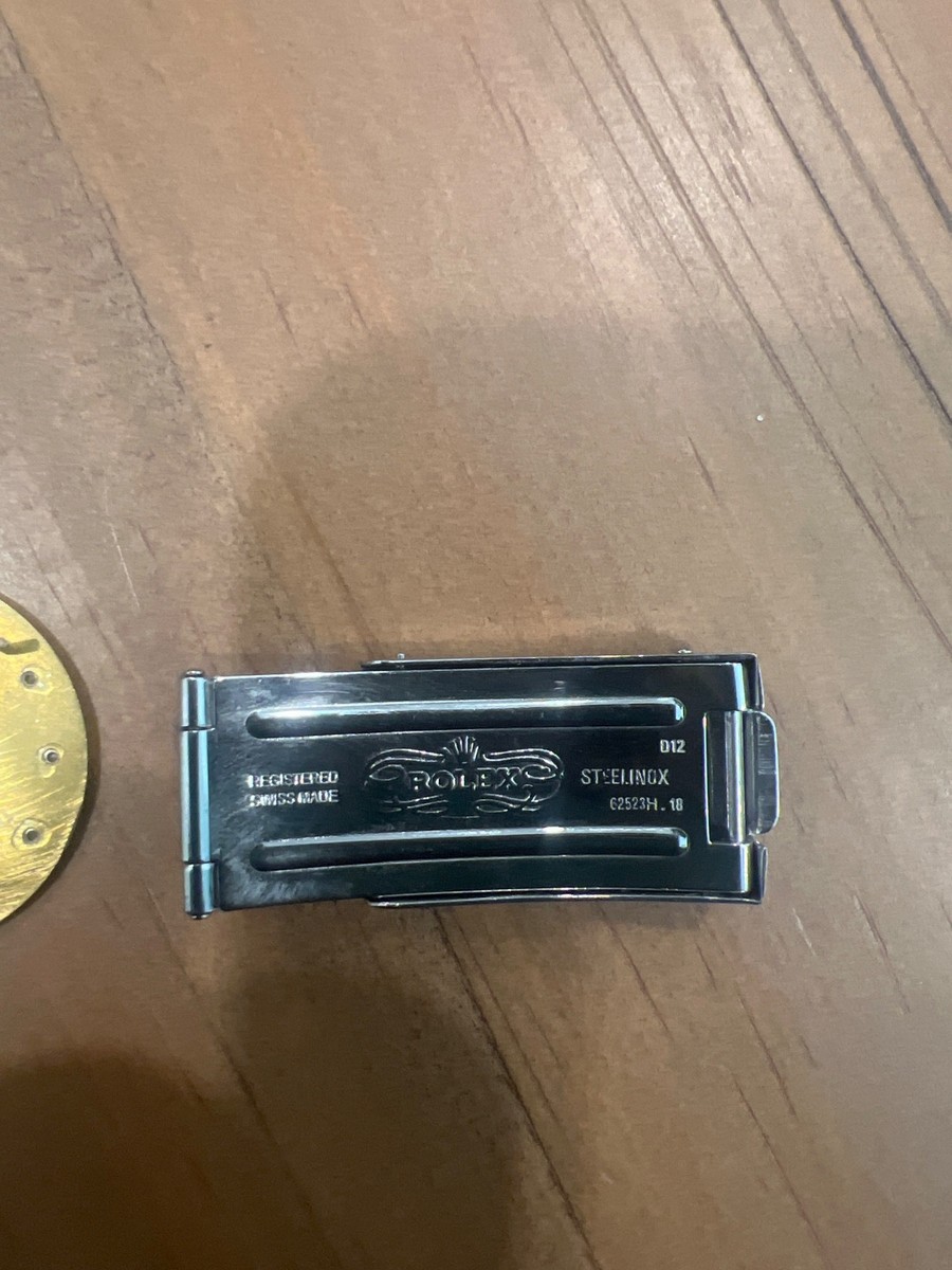 Rolex OEM Steelinox Clasp D12 C2523H 18 Genuine Swiss Made Watch