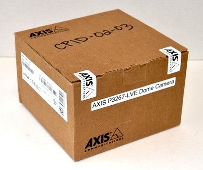AXIS P3267-LVE 5MP Outdoor Vandal Resistant Dome Camera with IR & deep learning