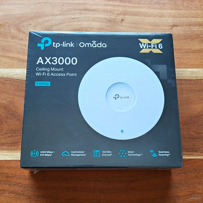 Router TP-LINK Omada EAP650 AX3000 Wi Fi 6 Neu & OVP
