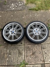 2x Front Genuine BMW MV4 19 Inch Alloy Wheels 5x120 E90 E91 E92 E93