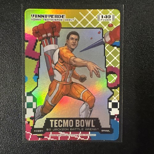Bo Jackson Battle Arena Tecmo Vinniverde Vinny Testaverde 80’s Rad SP BRAWL