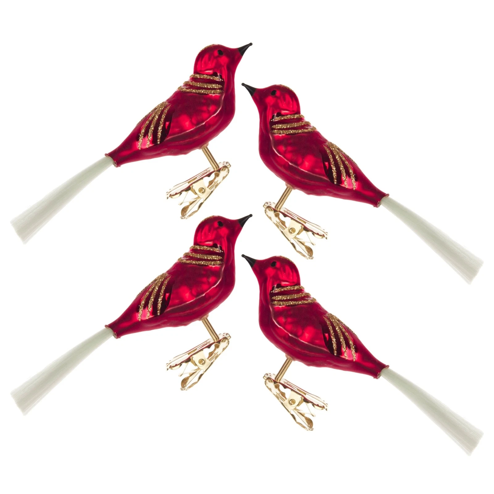 Pinnacle Peak Trading German Glass Bird Ornament - Thumbnail 3