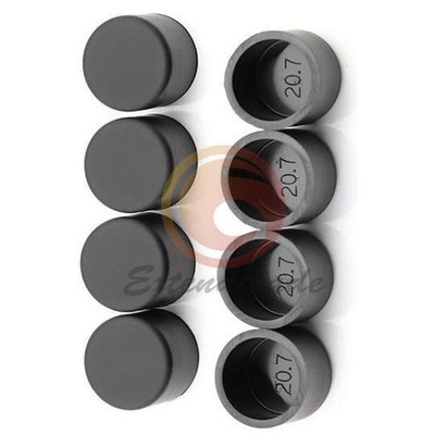 5PC New black Silicone cap anti-slip plugging head tuyere cap 20.7mm #as