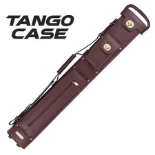 TANGO TAAM24 Burgundy 2 Butt 4 Shaft Genuine Leather Cue Case 2B/4S