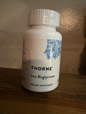 THORNE Iron Bisglycinate, 25 mg Iron Supplement, 60 Capsules