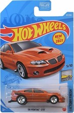 Hot Wheels '06 Pontiac GTO Factory Fresh 1:64 Orange Diecast Car 2021