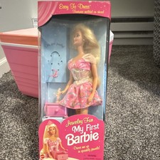 Mattel Barbie My First Barbie Jewelry Fun Doll 1996 Original Packaging