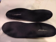 Superfeet orthotics black shoe inserts insoled arch support size F mens 11.5-13