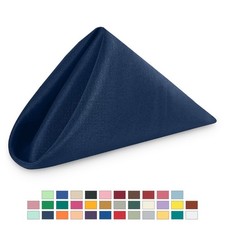 Cloth Napkins Fabric Dinner Party Washable Polyester Cotton Table Napkins 50cm