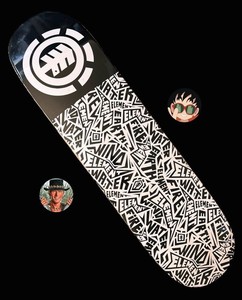 Element Wind Water Fire Earth Skateboard | eBay