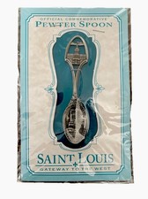 Vintage Pewter Spoon Official Commemorative Saint Louis Gateway to the West. New