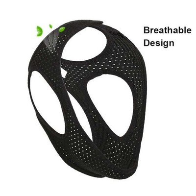 Anti Snoring Chin Strap Adjustable Breathable Sleep Apnea Jaw Support Belt (79 c