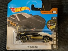 2017 Hot Wheels '90 ACURA NSX #262 black - Nightburnerz - 1/64 DVC36 short card